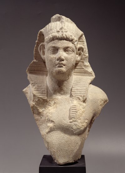 Buste van een Romeinse Keizer als een Farao door Roman Period Egyptian